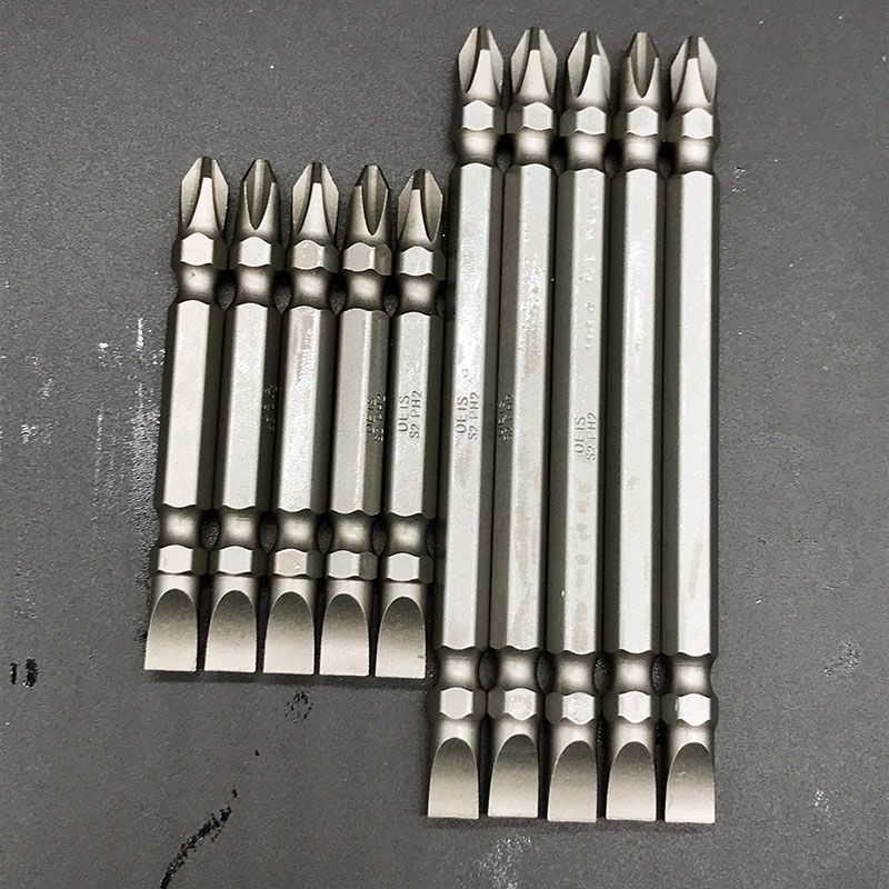 高硬度合金钢十字一字两用电批头双头风批嘴电动螺丝刀头咀起子头