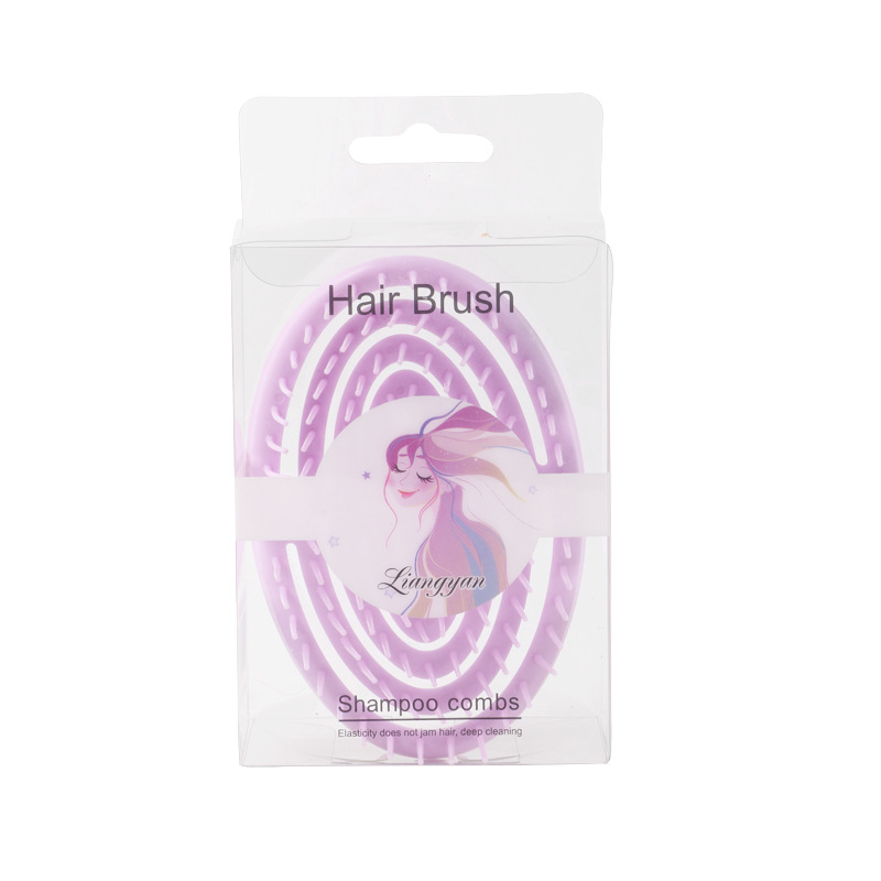 Peine de masaje portátil para cabello seco y húmedo