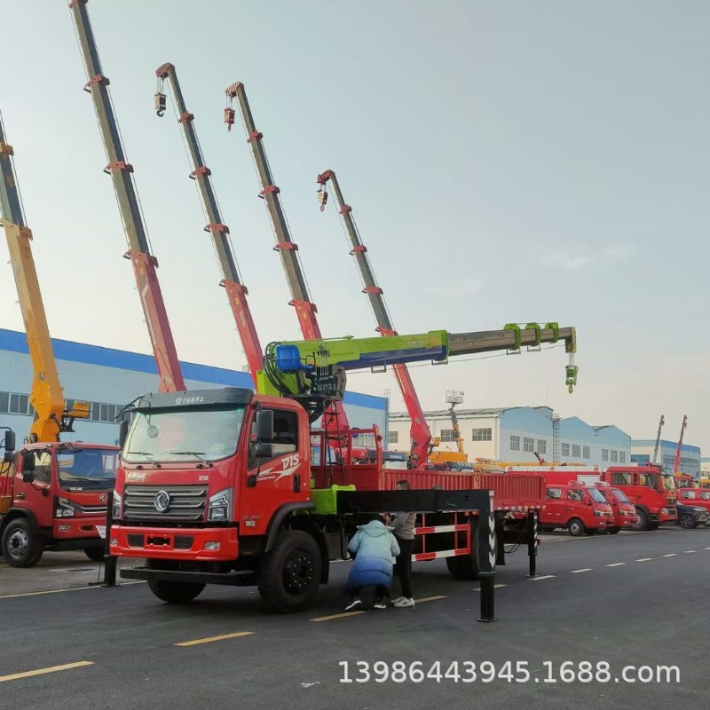 厂家直供国六东风畅行D1单桥程力10吨随车吊可配6.3吨8吨起重机