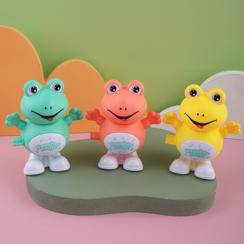 Tiktok Red rojo mismo estilo de los niños cuerda reloj saltar Rana animal lindo regalo divertido puesto juguete al por mayor