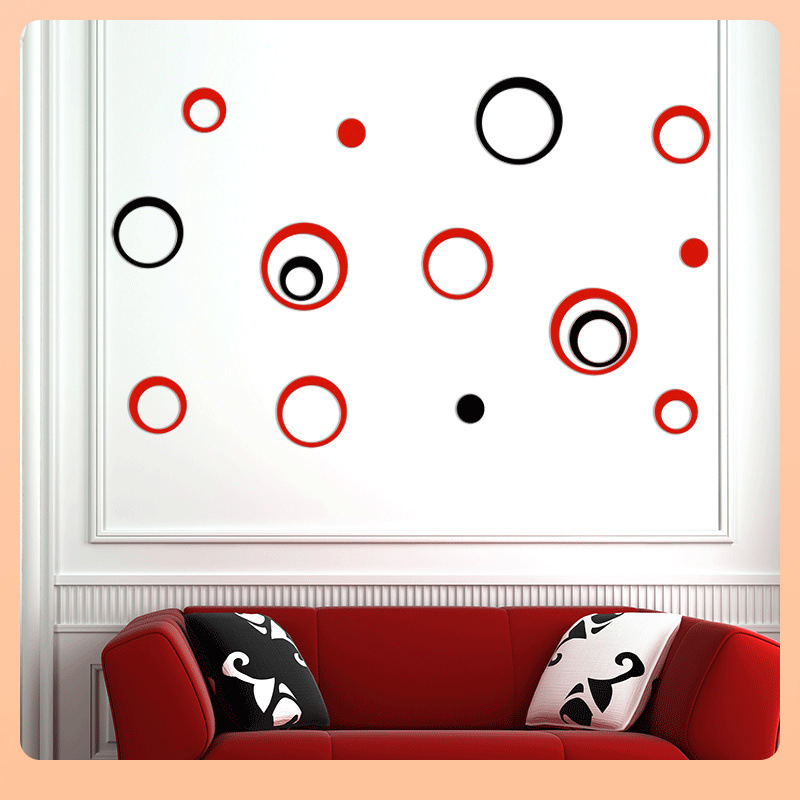 3d akryl spegel väggdekaler för vardagsrum och sovrum hem_voghion.com