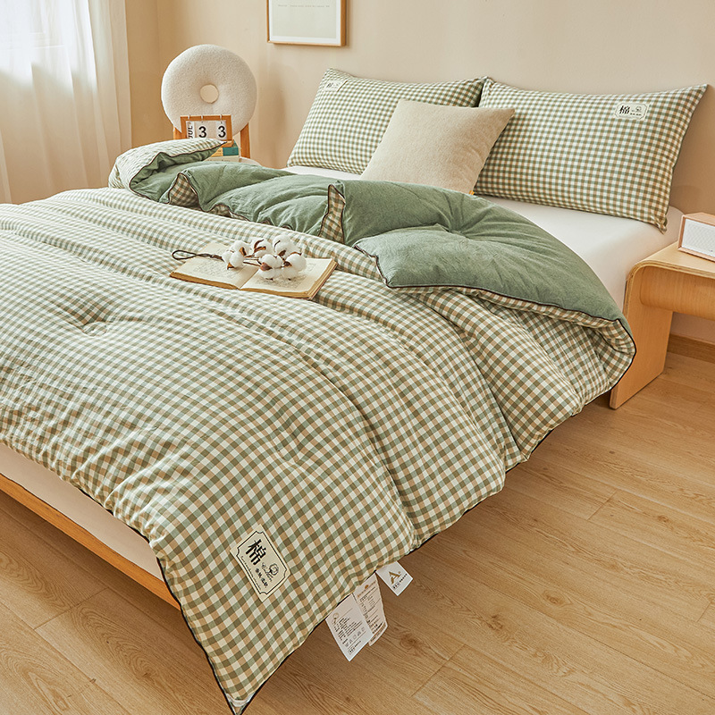 산모 및 유아용 카테고리 A 100% 신장면 [녹색 작은 격자]