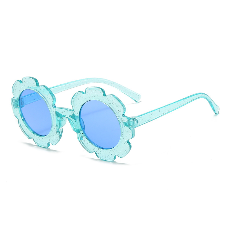 Gafas de Sol Infantiles Forma de Flor de Plástico y AC con Protección UV400 para Protección Solar y Viajes image 8