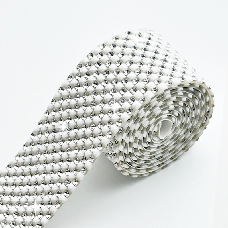 Resina de mosaico adhesivo de retroceso autoadhesivo banda de perforación accesorios de prenda de vestir barra de perforación caliente diy accesorios de caso de teléfono móvil barra de diamante autoadhesiva image 7