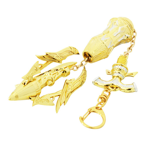 Thunderbolt Anime Flying God Talon Gold Alloy Model Figure 12cm with Moving and Detachable Features