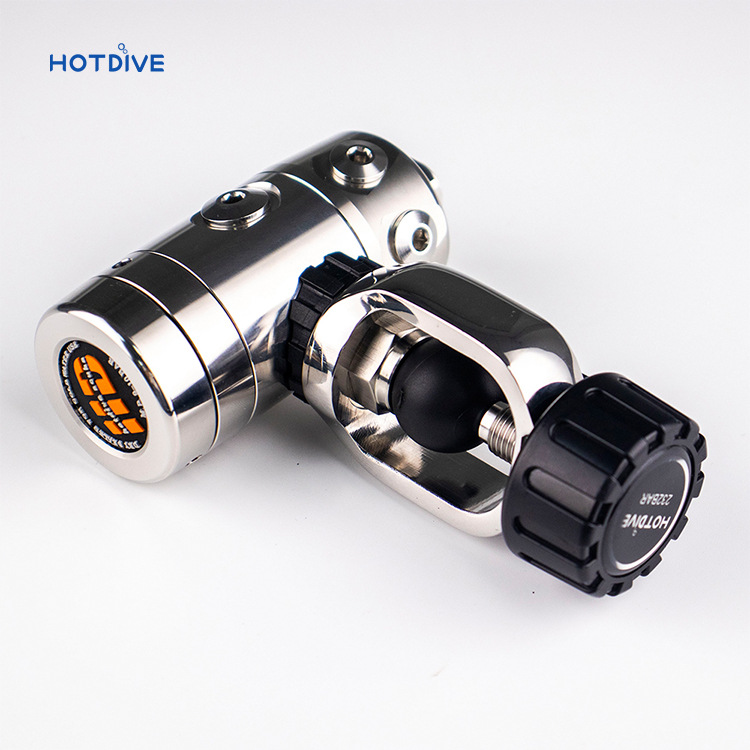 Hotdive S3 regulador de buceo tecnología de buceo de hielo Botella doble regulador de respiración profesional lado colgando traje de doble diafragma