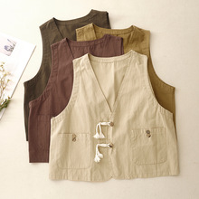 马甲2025休闲简约女秋季短款坎肩气质英伦风百搭高级马夹背心外套