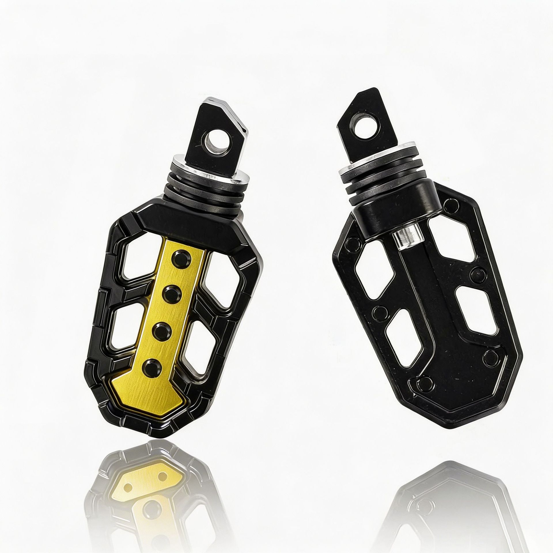 Motorcycle Cnc Aluminum Alloy Colorful Non-Slip Universal Footrests, Off-Road Vehicle Modified Adjustable Angle Foot Pedal Accessories
