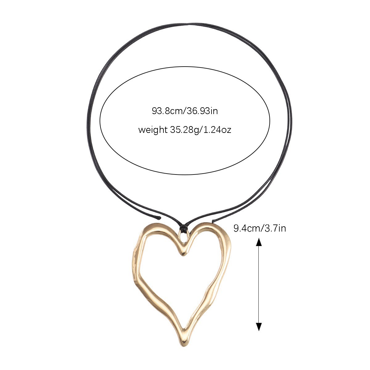 28g Weight 0.03µm Gold Plating Thickness Lobster Trigger Clasp Closure Clasp Closure Type Acrylic Inlay Material Pendant Necklace Classification Twisted Rope Chain Chain Type 1 Piece Quantity Holiday, Daily Occasion Alloy, Polyester Material Star, Heart Shape Pattern Women's Gender Simple Style, Classic Style Style Patchwork Craft Simple Style Classic Style Star Heart Shape Alloy Polyester Wholesale Pendant Necklace 4