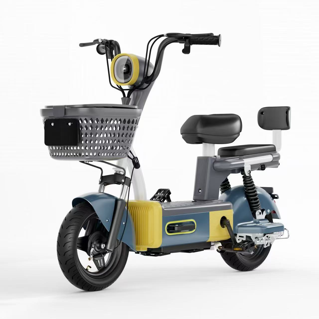 Exportación de nueva bicicleta eléctrica estándar nacional 48V dos ruedas multifuncional coche de batería doble adulto fábrica de tranvía al por mayor