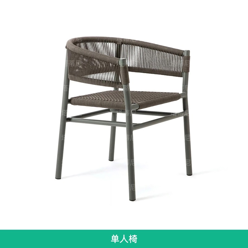 Mesa y silla de teca al aire libre terraza villa patio jardín todo el tiempo hotel ocio muebles de aluminio impermeables y protectores solares