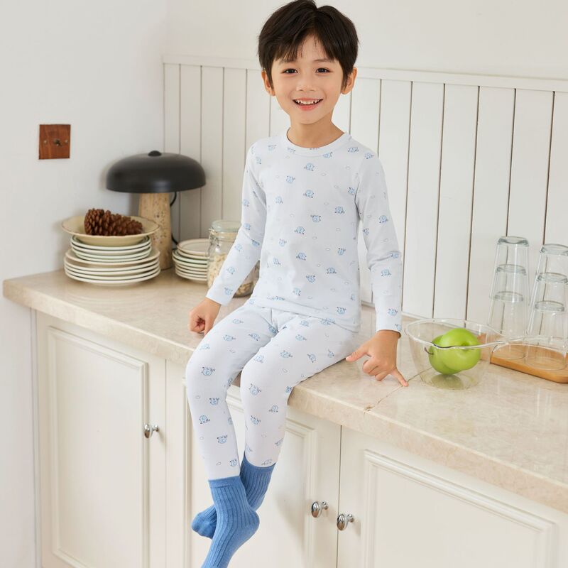 26 Spring and Autumn Boys' 10A Antibacterial Pure Cotton Underwear Lycra Cotton Homewear Printed Thin Children's Autumn Clothes and Pants 26 Spring and Autumn Boys' 10A Antibacterial Pure Cotton Underwear Lycra Cotton Homewear Printed Thin Children's Autumn Clothes and Pants