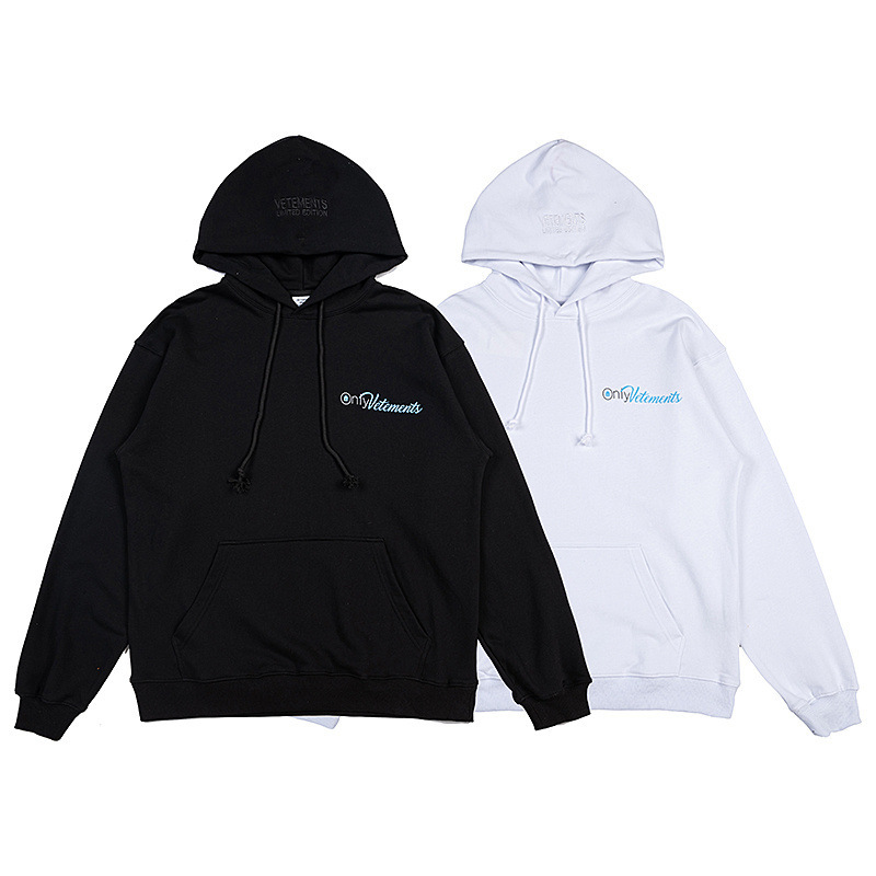 Women's Clothing lucky letter printed washed and distressed long sleeved hooded sweatshirt _voghion.com