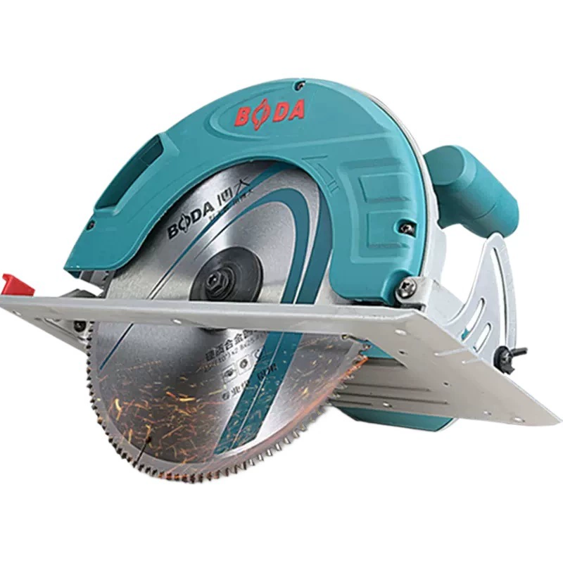 Перевернутая электрическая циркулярная пила Boda 7-дюймовая 9-дюймовая 10-дюймовая Настольная пила портативная циркулярная пила Бытовая деревообрабатывающая пила Многофункциональный станок для резки