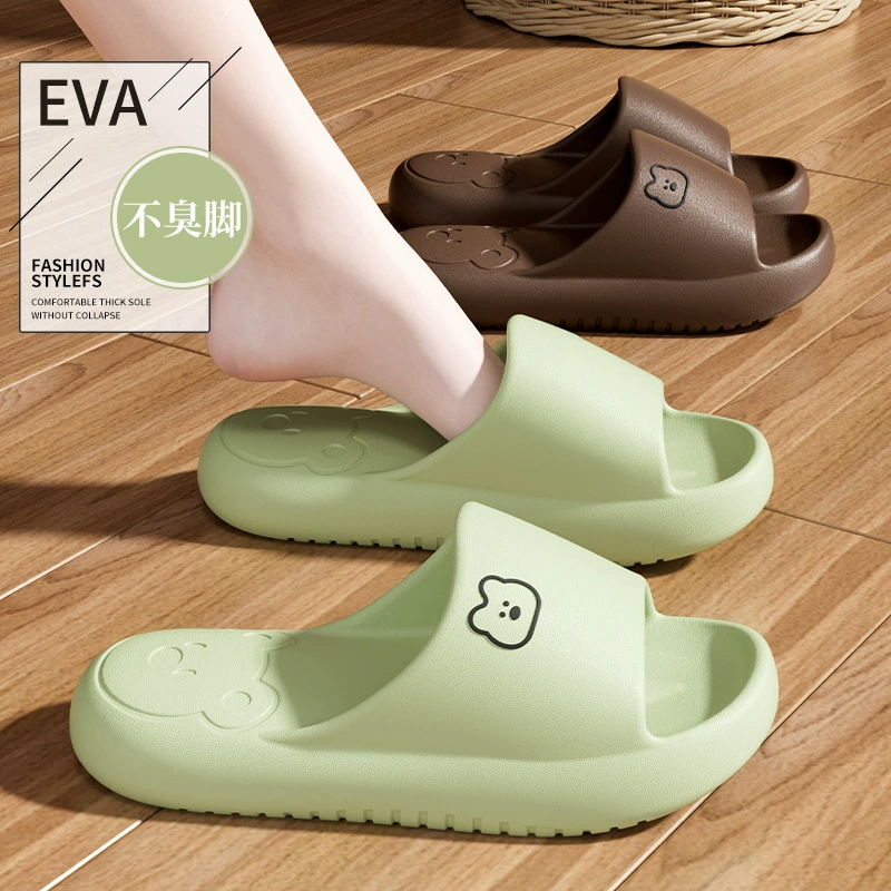 EVA топает на фекалии тапочки женский летний интерьер дома дома бесшумный
