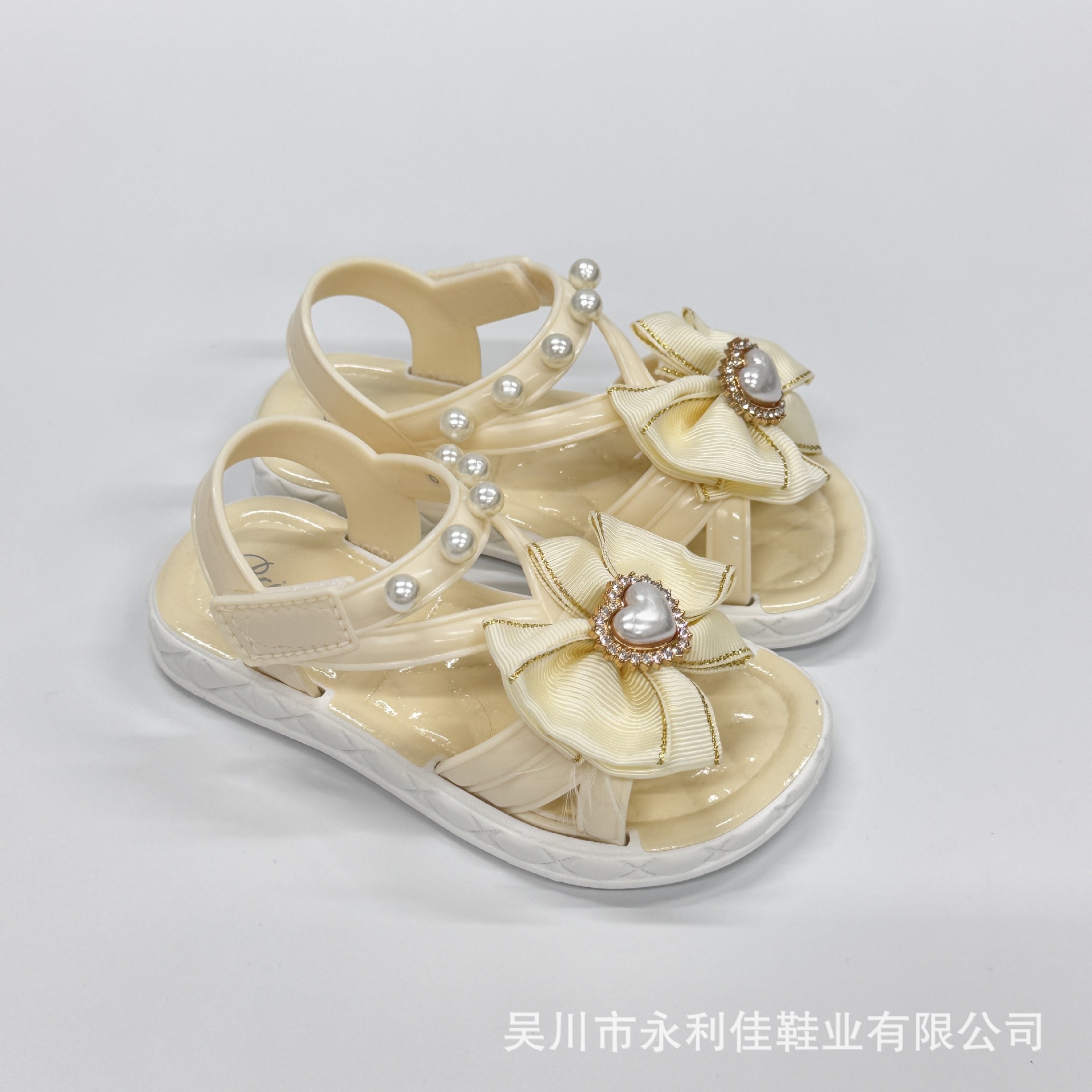 Fábrica mayorista velcro para niños sandalias de niña para exportación directa de verano nuevas sandalias princesa 1168 + S13