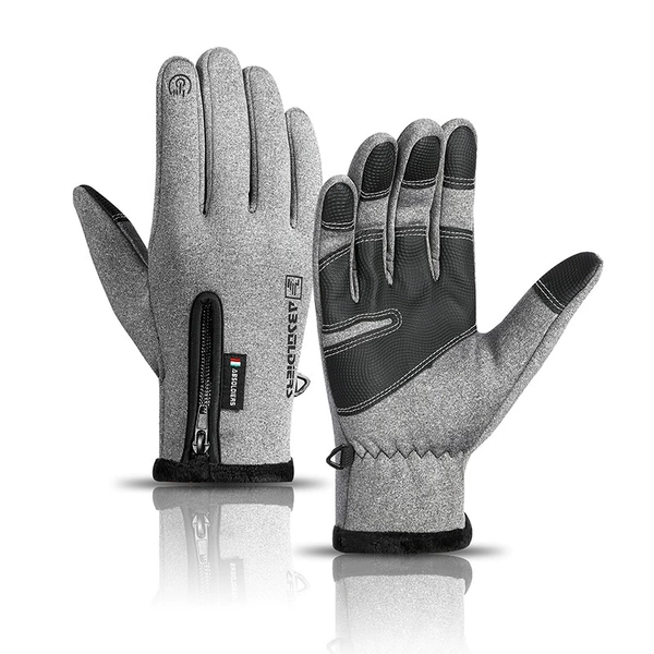 Mao edge zipper gray