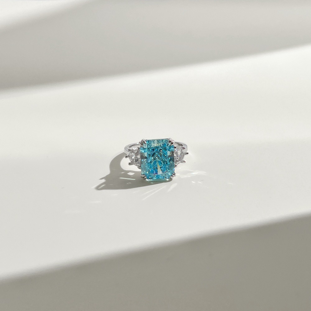 4g Weight Zircon Inlay Material Rings Classification 1 Piece Quantity Holiday, Daily Occasion 925 Sterling Silver Material Geometric Pattern Women's Gender Plating Design Elegant, Glam Style 925 Sterling Silver Zircon Geometric Rings 925 Sterling Silver Rings 7