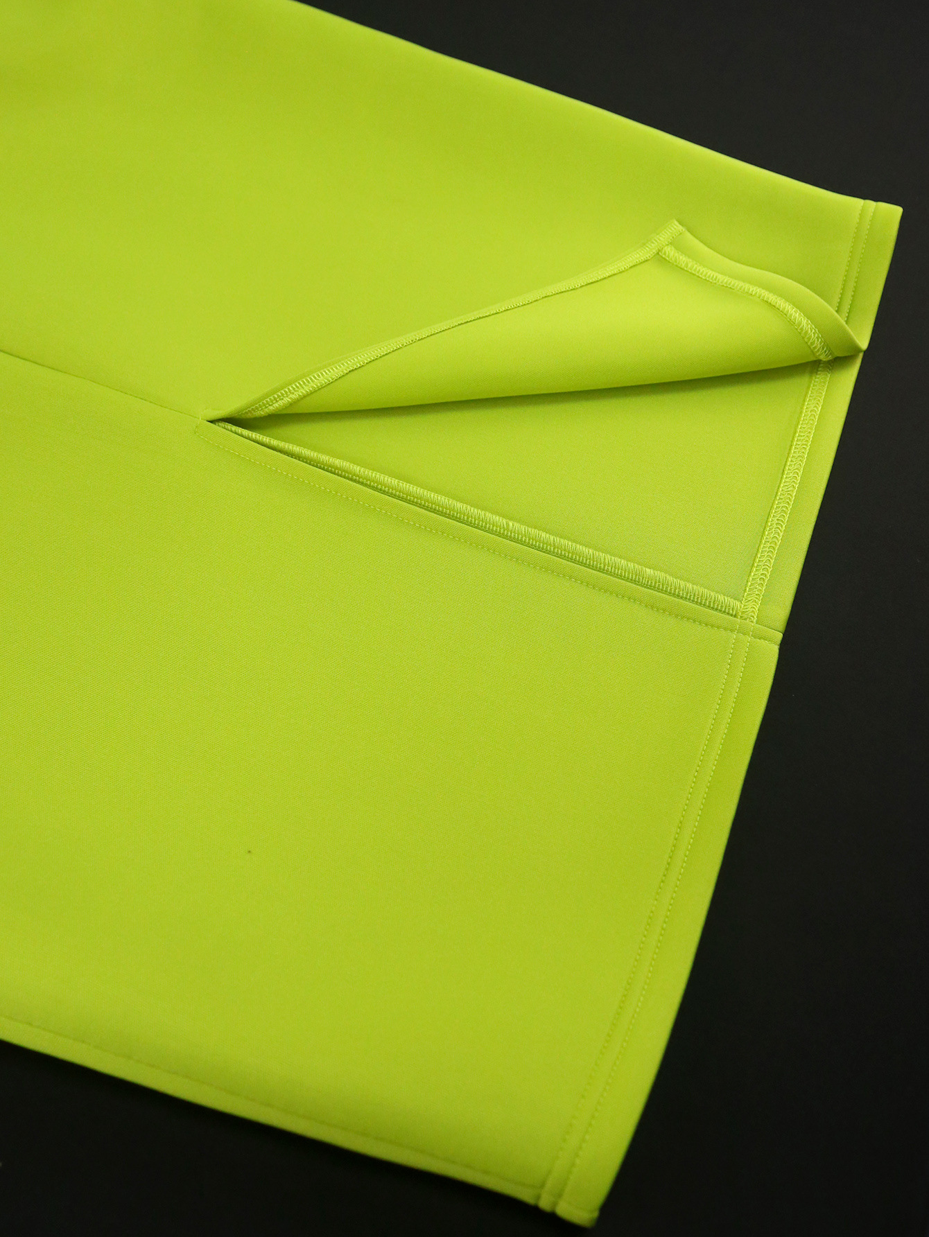 Wooden Ear See through Dress Party Cocktail High Waisted Evening Dresses