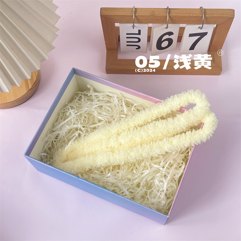 15mm扭扭棒小狗手工diy材料毛绒线毛条网红玩偶超密绒羊毛扭扭棒