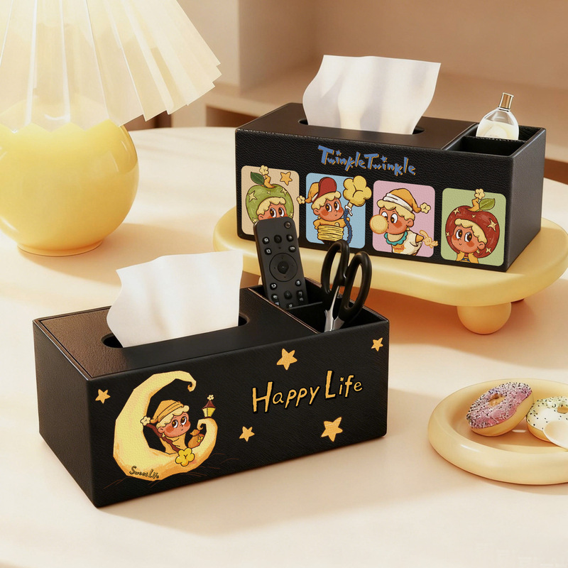 Star-Shaped Leather Tissue Box for Living Room Desktop, Multifunctional Storage Box with a Light Luxury and High-End Feel, Suitable for Coffee Table Napkins and Tissue Paper Star-Shaped Leather Tissue Box for Living Room Desktop, Multifunctional Storage Box with a Light Luxury and High-End Feel, Suitable for Coffee Table Napkins and Tissue Paper