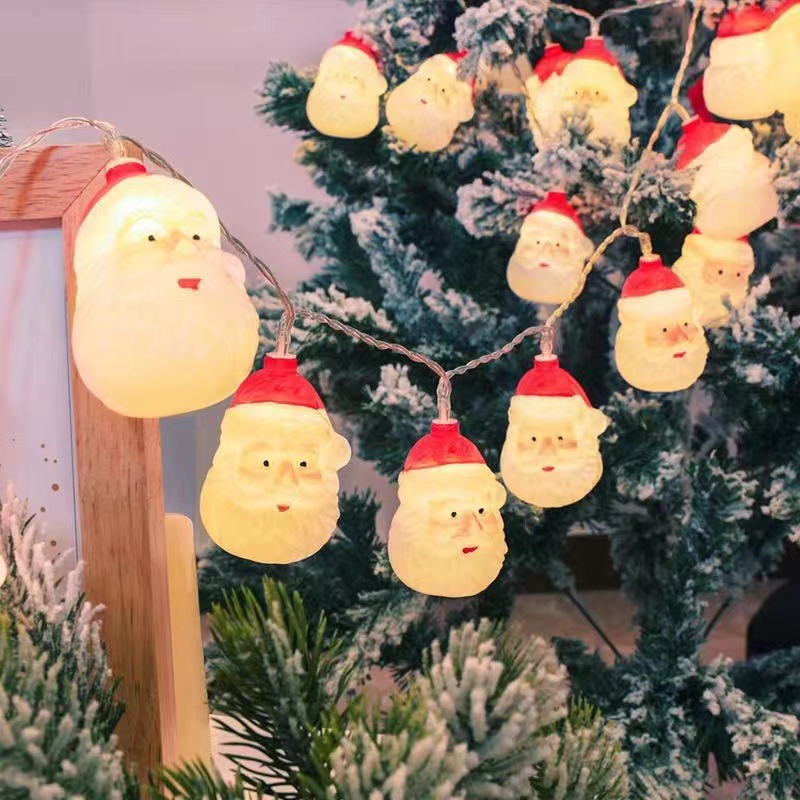 Nuevas luces de Navidad transfronterizas luces de decoración al aire libre luces de atmósfera luces de árbol de Navidad luces de decoración navideña ventanas de luces de color