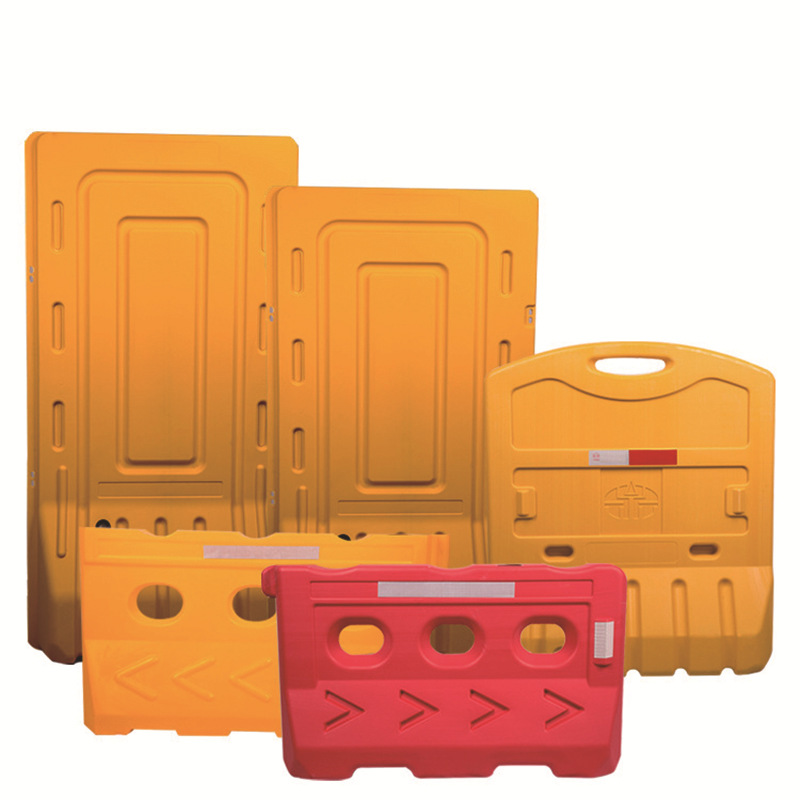 定制 1.8米工地道路市政施工注水围挡 pvc塑料吹塑广告水马围挡