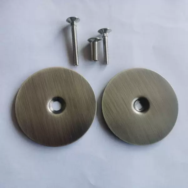 1 set of bronze/diameter 67MM hole plugs (with 2 screws + nuts of different sizes)