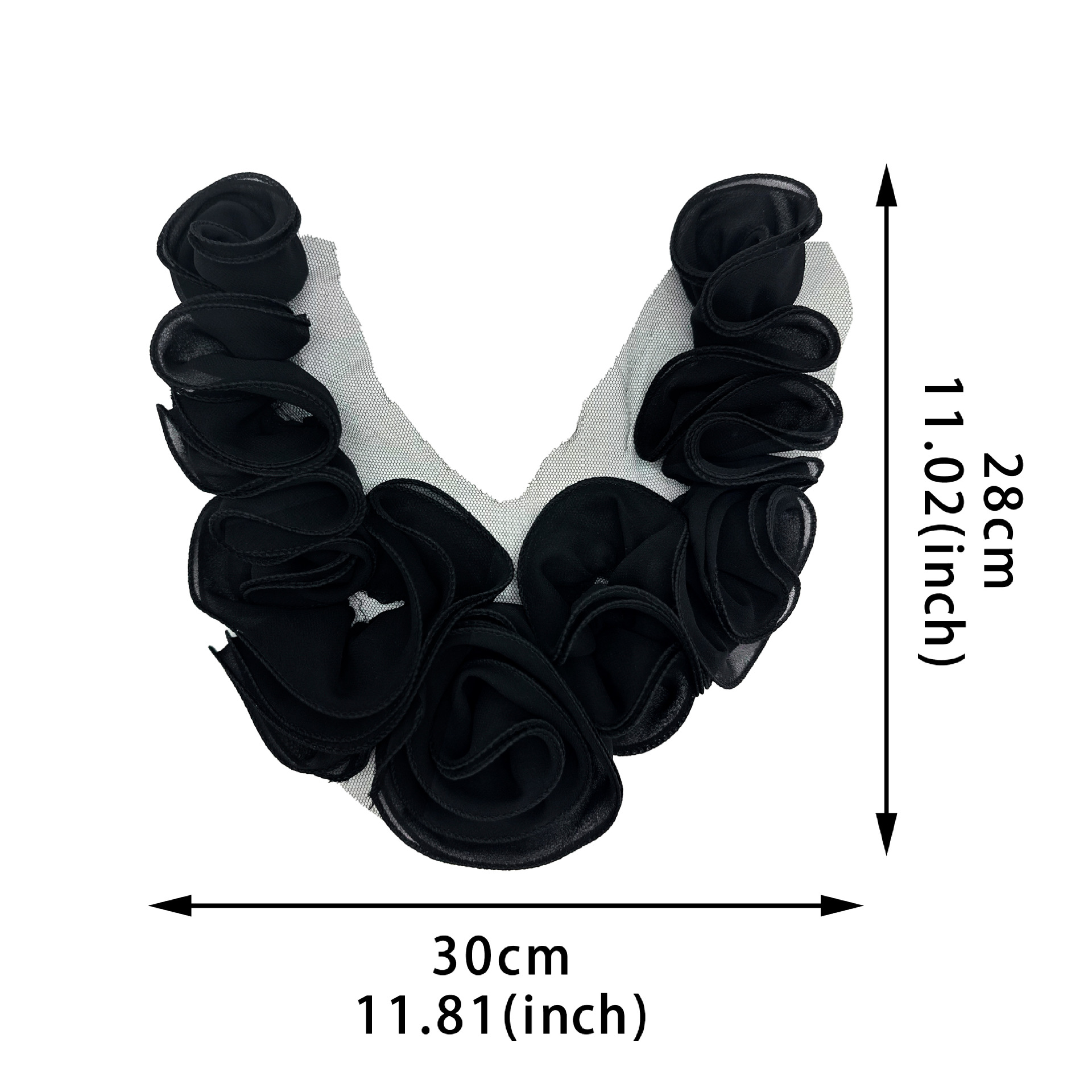Europa y los Estados Unidos venden a mano tridimensional flor de tela de pliegue flor vestido de baile vestido accesorios de decoración