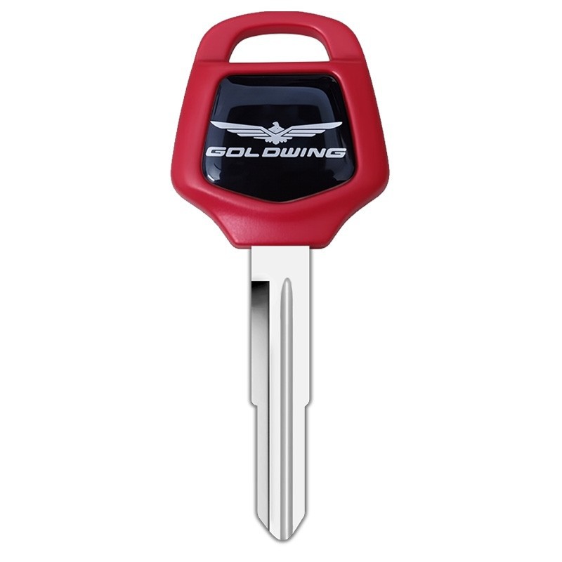 Compatible with Honda GL1500 GL1800 Gold Wing Black Label 1800 motorcycle key blank, can be equipped with a chip
