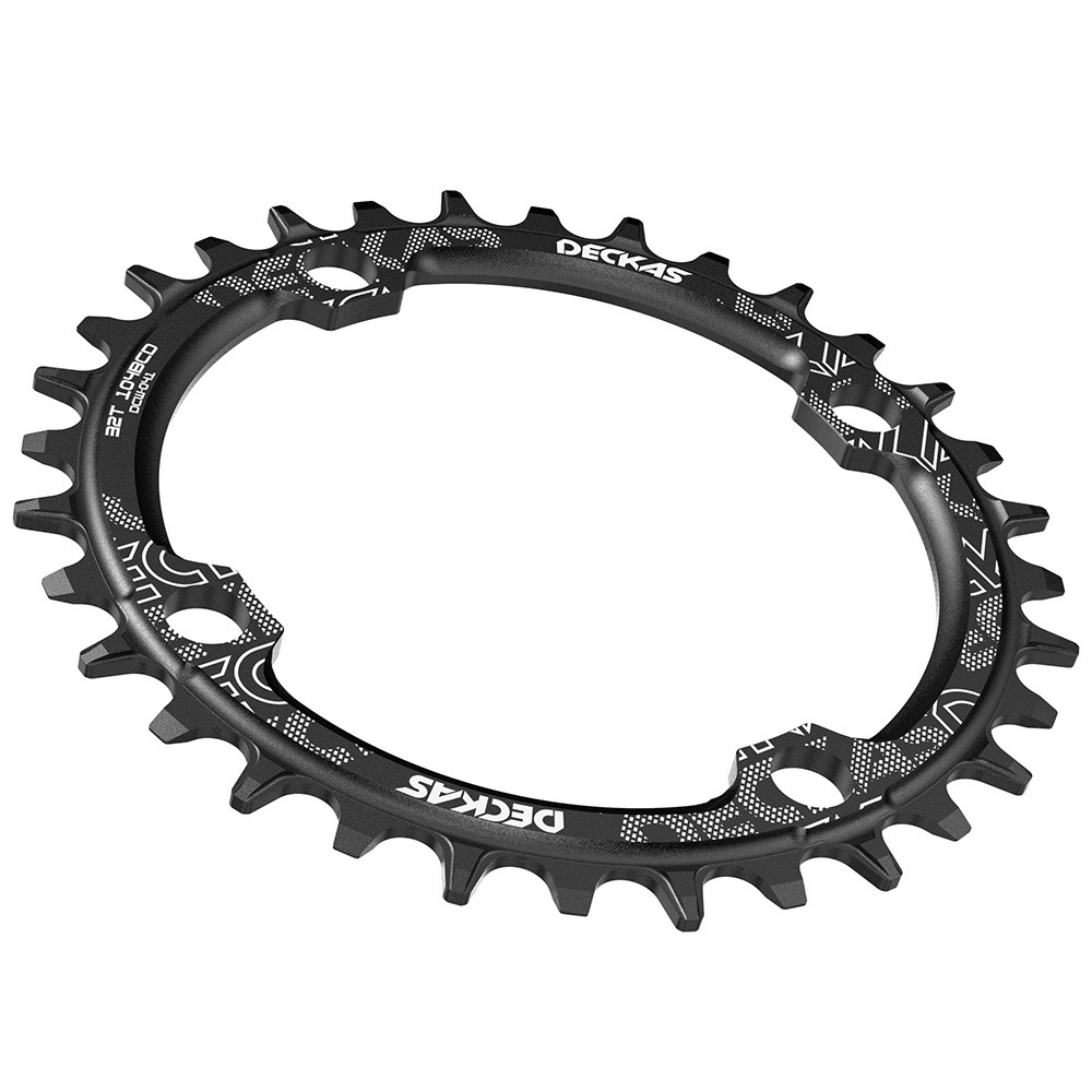 Spot DECKAS disco de dientes positivo y negativo 104BCD accesorios de bicicleta de montaña de una sola velocidad disco ovalado transfronterizo