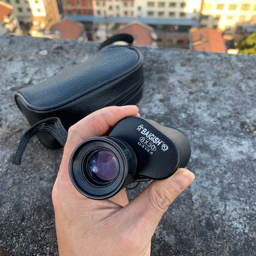 Suzhou-style 8x30 High-Magnification Monocular Telescope: HD Low-Light Night Vision, Portable for Birdwatching & Outdoor Travel Essentials