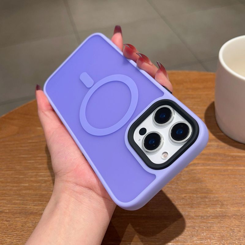 Apple 16 大きな開口部の肌触りの良い16ProMax磁気吸着15携帯電話ケース14レンズ大開口金盾保護に適しています|undefined