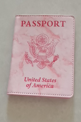 En stock envío gratuito cubierta de pasaporte americano multi-funcional bolsa de pasaporte cubierta de la Tarjeta de pasaporte caja de cuero de almacenamiento integrado pasaporte