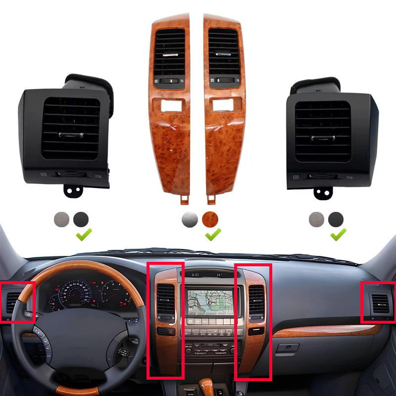Lexus GX470 və Prado 120 üçün ön panel havalandırma barmaqlığı