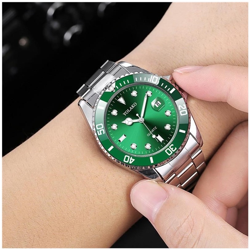 MENS WATCHES LUXURY QUARTZ STAINLESS STEEL SPORT WRIST WATCH