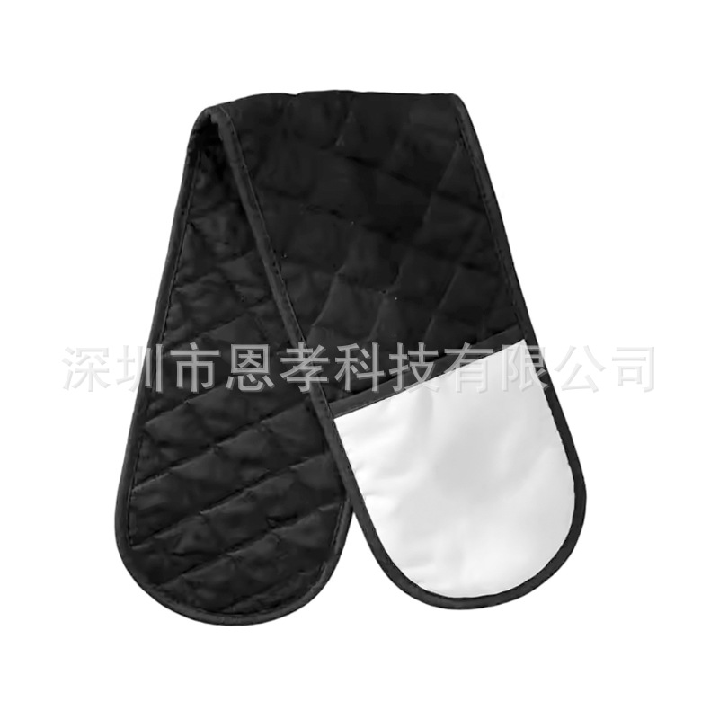 (2개) 열 전달 인쇄 주방 가정 두꺼운 결합 된 전자 레인지 안티 SCALD 장갑 사용자 정의 오븐 베이킹 단열재