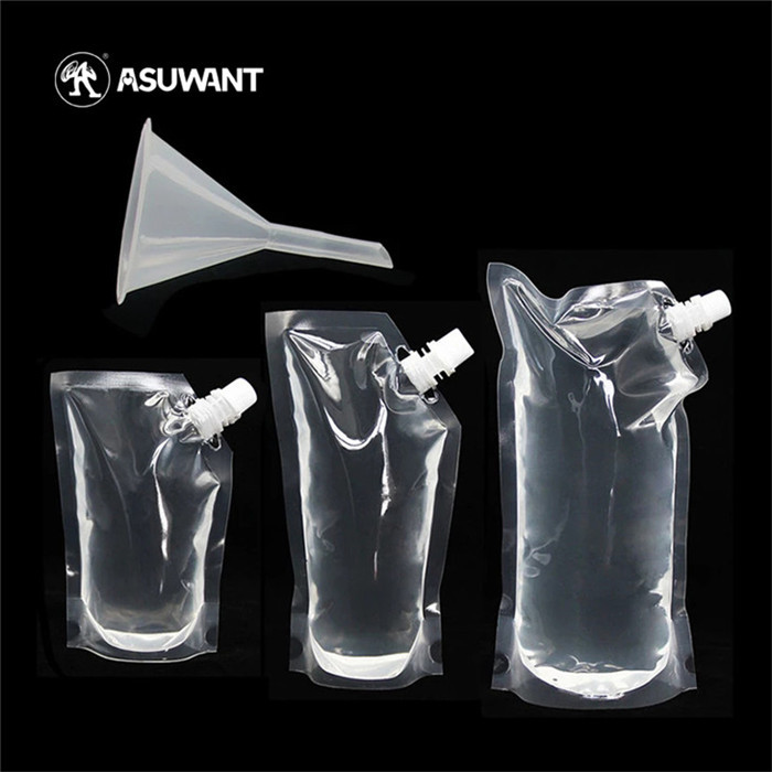 一次性吸嘴网红奶茶袋子斜口豆浆吸吸饮品饮料打包吸冻果冻包装袋