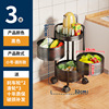 Rotating kitchen, universal multilayer corner frame, basket, storage system