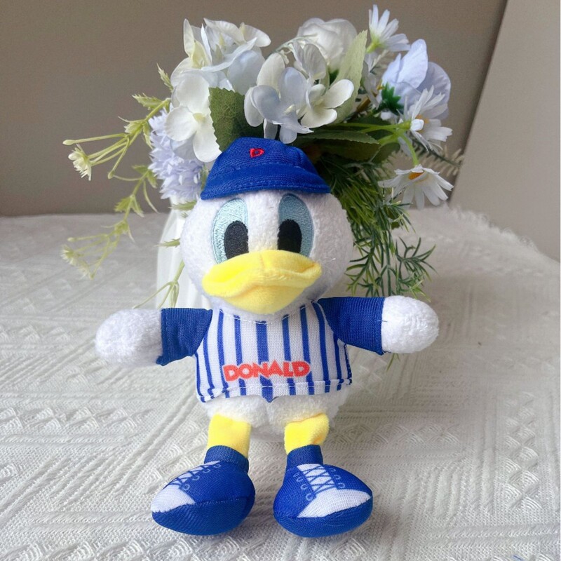 日本のドナルドダックぬいぐるみかわいいアヒルペンダントアヒル人形かわいいバックパック車のペンダント誕生日ギフト|undefined