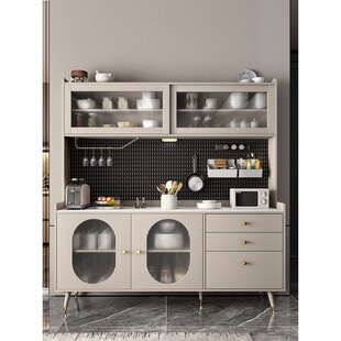Slate Sideboard Japanese Style Light Luxury Storage Cabinet Living Room Integrated Wall Tea Kitchen Console Cabinet Storage Cabinet