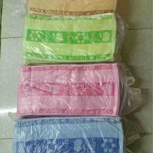 Factory wholesale daily necessities pure cotton face towel jacquard 25*50 hand towel labor protection stall running rivers and lakes goods source
