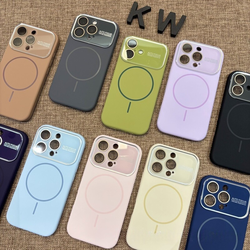 Suitable for Apple 17Promax Large Window Thin Ring Magnetic Phone Case Iphone16 Liquid Silicone Protective Case 13 Suitable for Apple 17Promax Large Window Thin Ring Magnetic Phone Case Iphone16 Liquid Silicone Protective Case 13