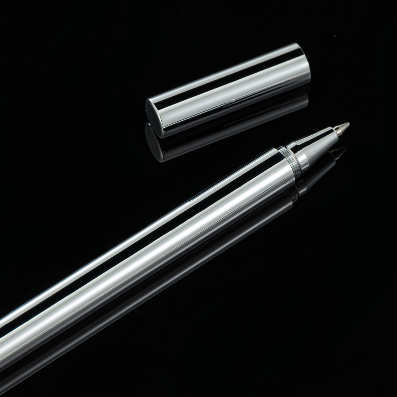 Fabricantes al por mayor electrodeposición oro brillante latón metal pluma de firma empresarial bolígrafo de impresión logotipo bolígrafo de regalo creativo