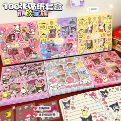 かわいい漫画ステッカー 100 枚セットクリエイティブペット学生装飾文具材料子供の diy ハンドブック卸売