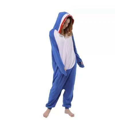 Elfo de mascotas Bao Ke Meng Yibei Azul Elfo de Dibujos Animados de una sola pieza de dibujos animados pijamas estudiante co hombres y mujeres ropa de rendimiento transfronterizo