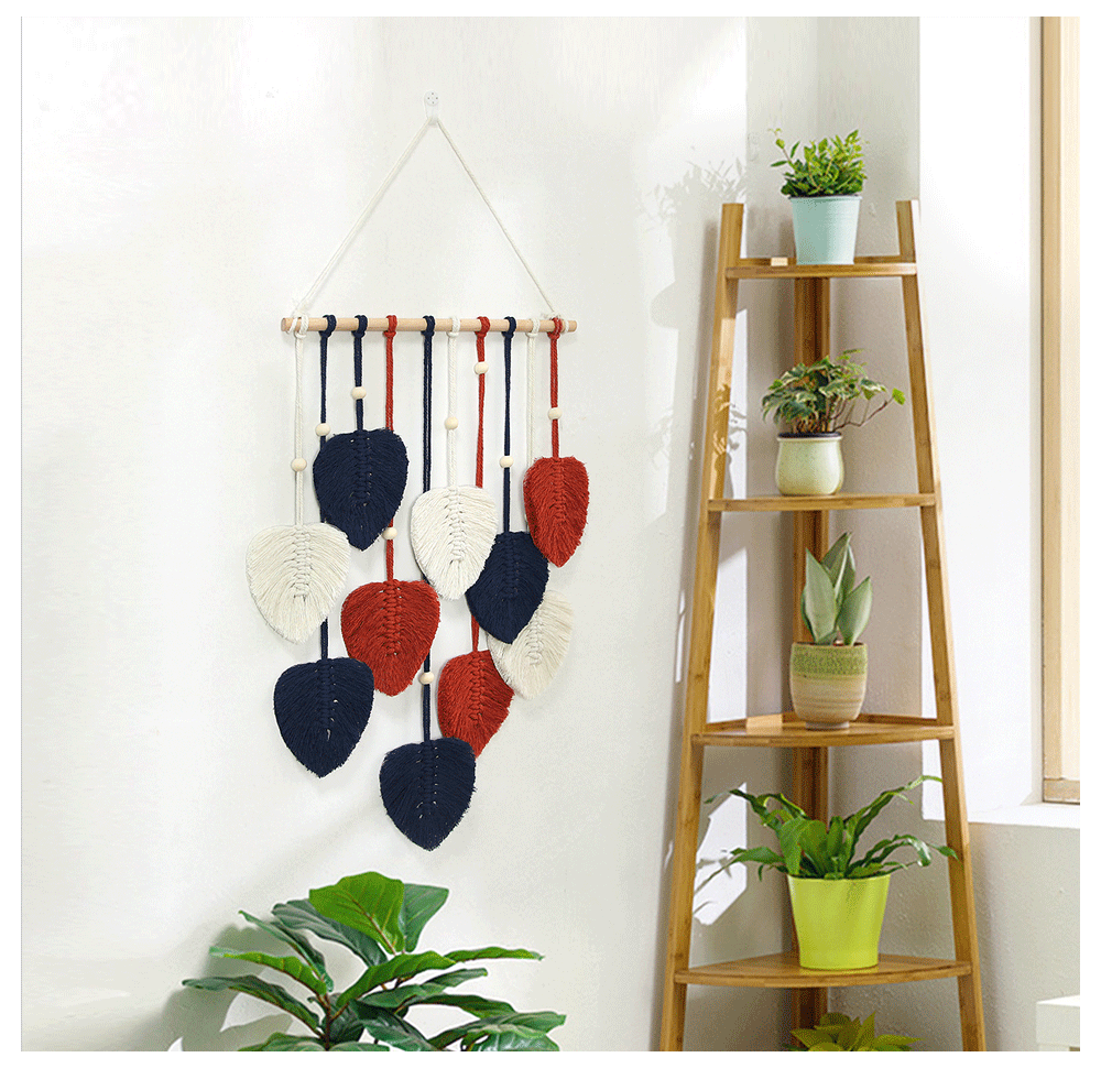 Vacation Simple Style Classic Style Leaf Cotton Pendant Artificial Decorations display picture 1