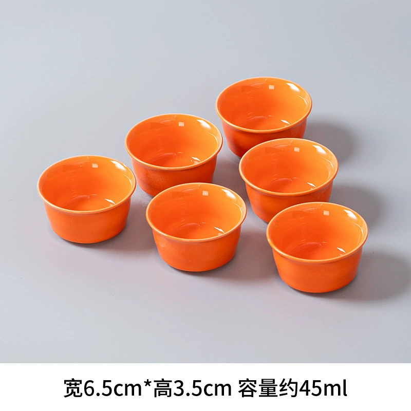 Ceramic tea cup, tea set, 6 pieces