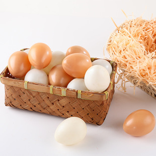 Simulation plastic egg props decoration early education toys restaurant farmhouse decoration hanging egg native egg