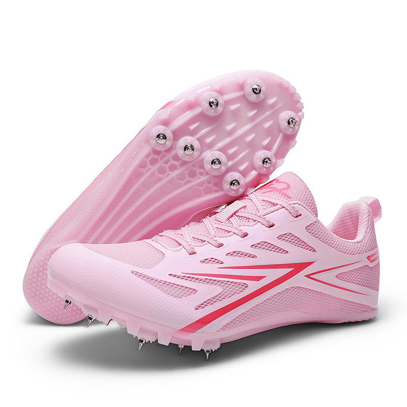 Zapatillas de Atletismo con Clavos con Suela de TPU y Malla de PU, Antideslizantes, para Deportes y Atletismo